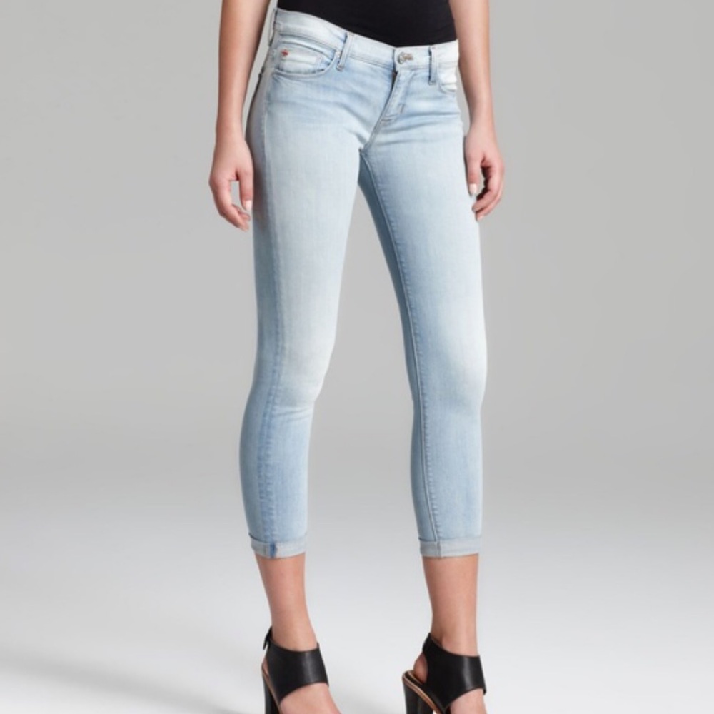 Hudson Harkin crop super skinny cuff